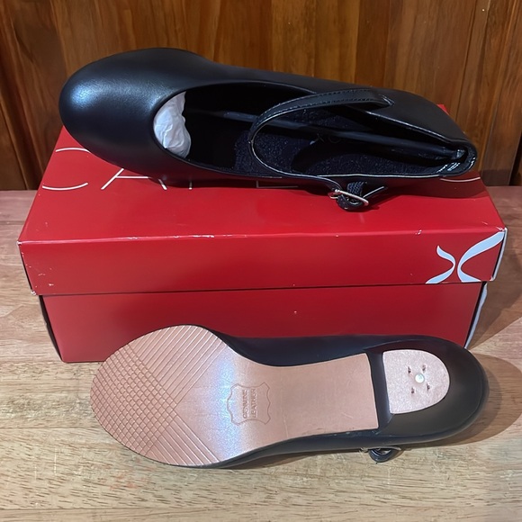 Capezio Shoes Tap Jr. Footlight 550X Black size 3M New in Box - Picture 3 of 5